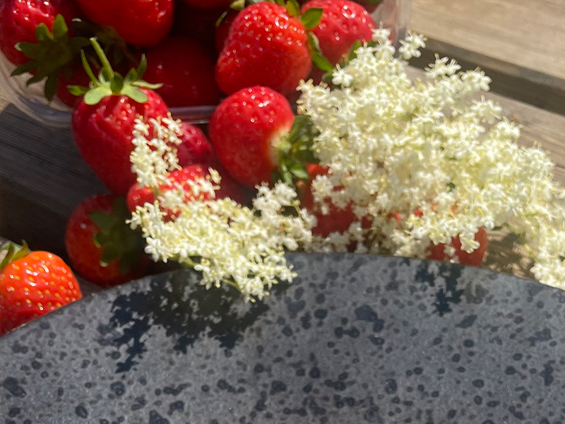 Elderflower Strawberries